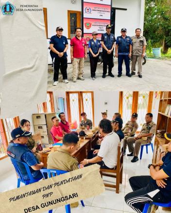 PEMANTAUAN DAN PENDATAAN PNP DESA GUNUNGSARI 